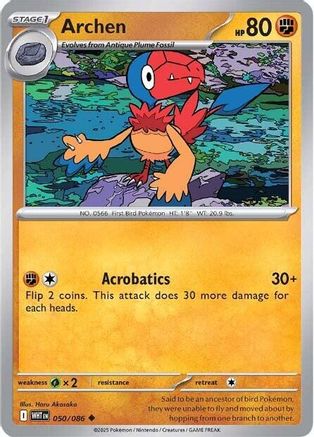 Archen (WHT-050) (Reverse Holofoil)