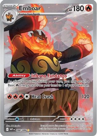 Emboar (WHT-098) (Holofoil)