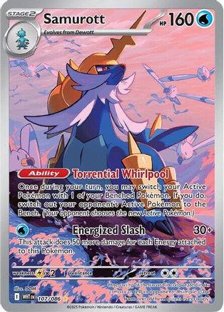Samurott (WHT-107) (Holofoil)