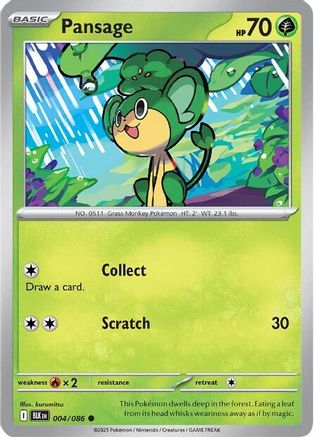 Pansage (BLK-004)