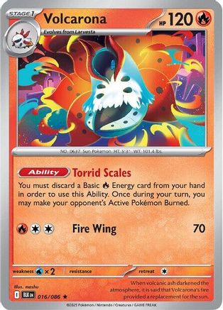 Volcarona (BLK-016) (Holofoil)