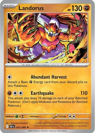 Landorus (BLK-053) (Reverse Holofoil)