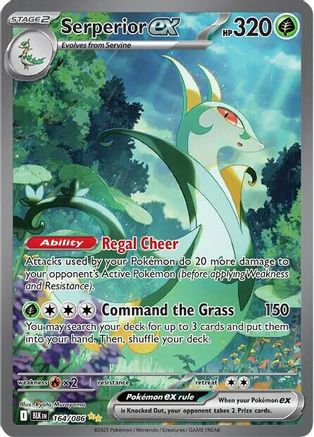 Serperior ex (BLK-164) (Holofoil)
