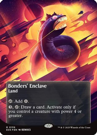 Bonders' Enclave (0136) (Borderless) (Galaxy Foil) (EOS-139)
