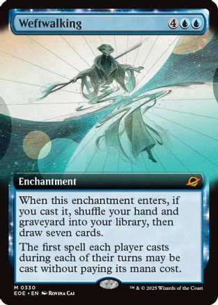 Weftwalking (Extended Art) (EOE-330) (Foil)