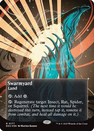 Swarmyard (0177) (Borderless) (Galaxy Foil) (EOS-177)