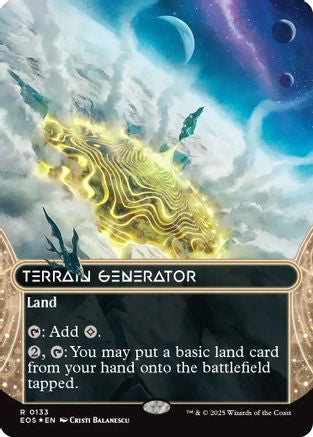 Terrain Generator (0133) (Borderless) (Galaxy Foil) (EOS-133)