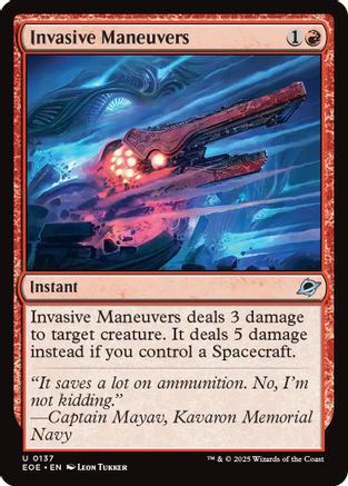 Invasive Maneuvers (EOE-137) (Foil)