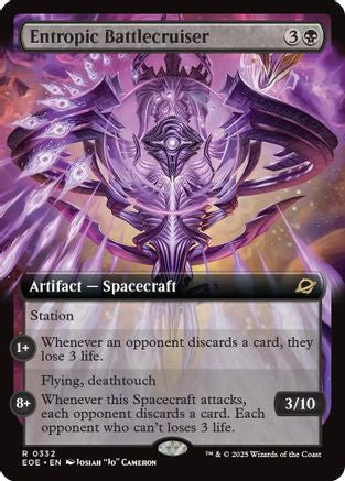 Entropic Battlecruiser (Extended Art) (EOE-332) (Foil)