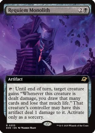 Requiem Monolith (Extended Art) (EOE-333) (Foil)