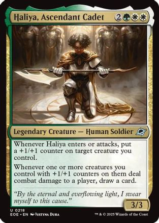 Haliya, Ascendant Cadet (EOE-218)