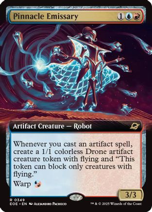 Pinnacle Emissary (Extended Art) (EOE-349) (Foil)