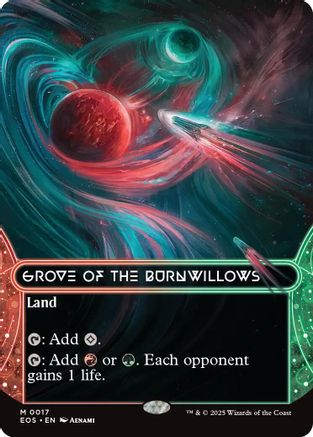 Grove of the Burnwillows (0017) (Borderless) (EOS-017) (Foil)