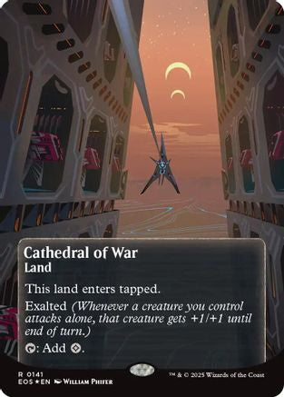 Cathedral of War (0141) (Borderless) (Galaxy Foil) (EOS-141)