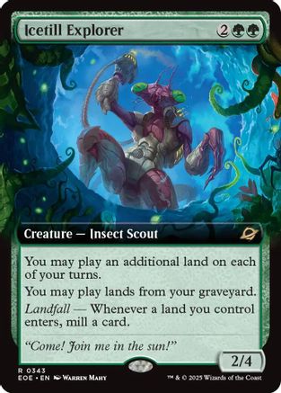 Icetill Explorer (Extended Art) (EOE-343) (Foil)