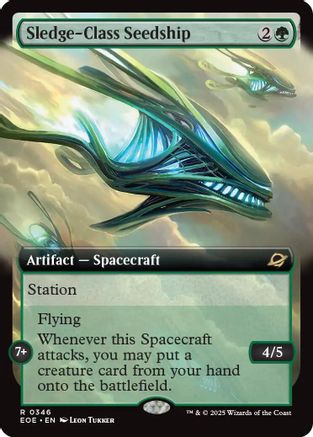 Sledge-Class Seedship (Extended Art) (EOE-346) (Foil)