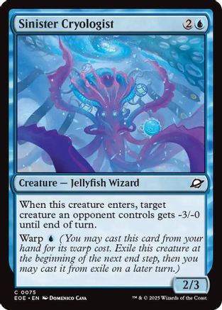 Sinister Cryologist (EOE-075) (Foil)