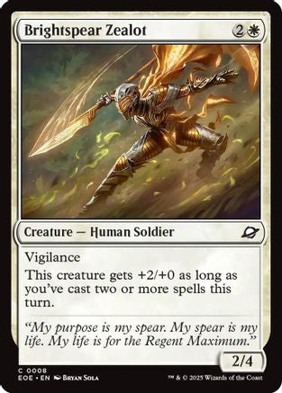 Brightspear Zealot (EOE-008) (Foil)