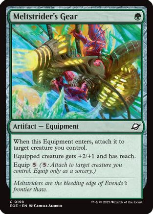 Meltstrider's Gear (EOE-198) (Foil)