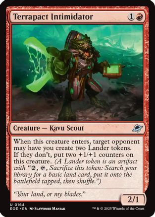 Terrapact Intimidator (EOE-164) (Foil)