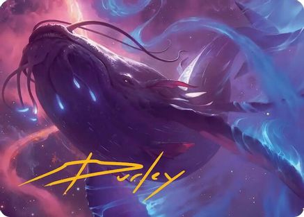 Starbreach Whale Art Card (Gold-Stamped Signature) (AAEOE-009)