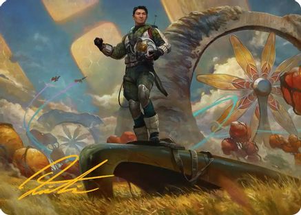 Galactic Wayfarer Art Card (Gold-Stamped Signature) (AAEOE-021)