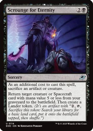 Scrounge for Eternity (EOE-114) (Foil)