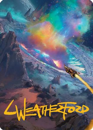 Meteor Crater Art Card (Gold-Stamped Signature) (AAEOE-045)