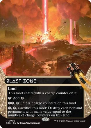Blast Zone (0002) (Borderless) (EOS-002) (Foil)