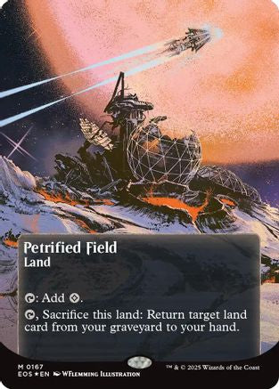 Petrified Field (0167) (Borderless) (Galaxy Foil) (EOS-167)