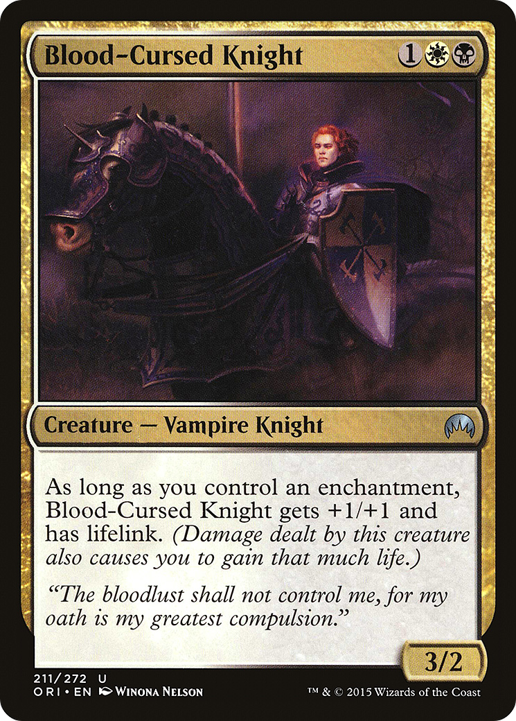 Blood-Cursed Knight (ORI-211) (Foil)