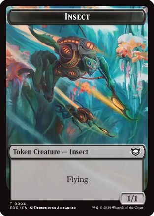 Insect // Beast (0005) Double-Sided Token (EOC-4 // 5)