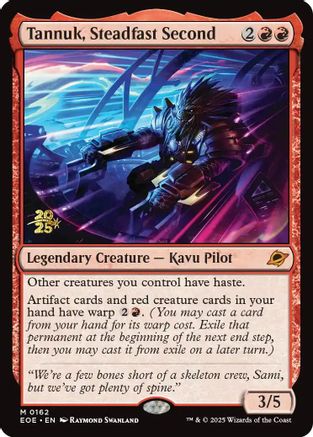 Tannuk, Steadfast Second (PRE-162) (Foil)