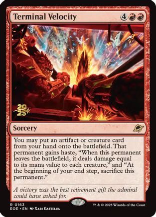 Terminal Velocity (PRE-163) (Foil)