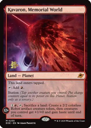 Kavaron, Memorial World (PRE-255) (Foil)