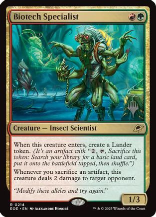 Biotech Specialist (PPEOE-214) (Foil)
