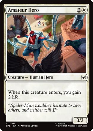 Amateur Hero (SPE-001) (Foil)