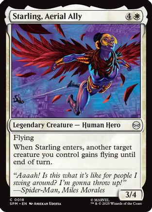 Starling, Aerial Ally (SPM-018) (Foil)