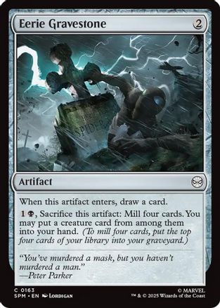 Eerie Gravestone (SPM-163) (Foil)