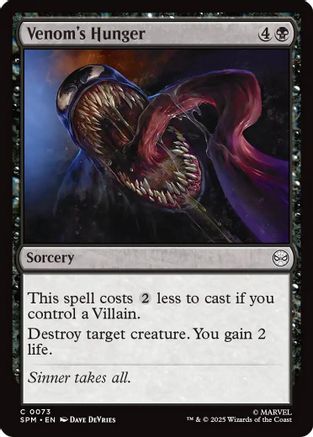 Venom's Hunger (SPM-073) (Foil)