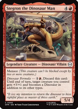 Stegron the Dinosaur Man (SPM-095) (Foil)
