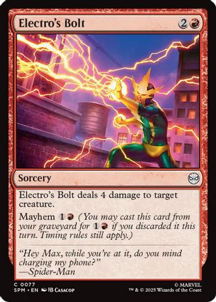 Electro's Bolt (SPM-077) (Foil)