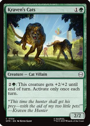 Kraven's Cats (SPM-104) (Foil)