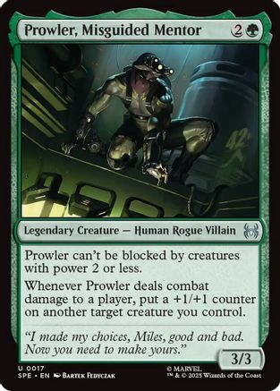 Prowler, Misguided Mentor (SPE-017)