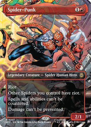 Spider-Punk (0207) (Borderless) (SPM-207) (Foil)