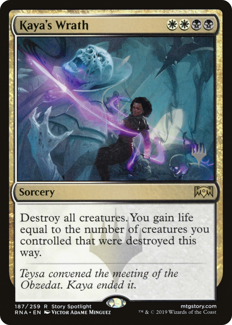 Kaya's Wrath (PPELD-187P) (Foil)