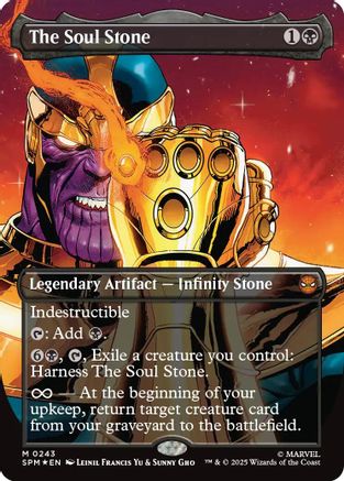 The Soul Stone (Borderless) (SPM-243) (Foil)
