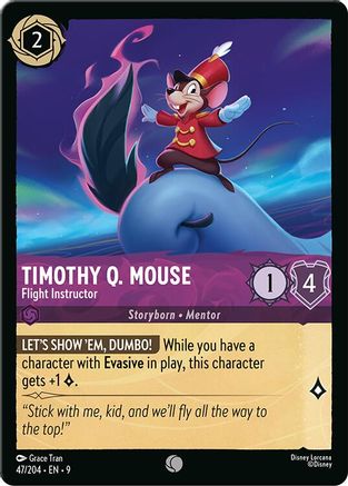 Timothy Q. Mouse - Flight Instructor (9-047) (Cold Foil)