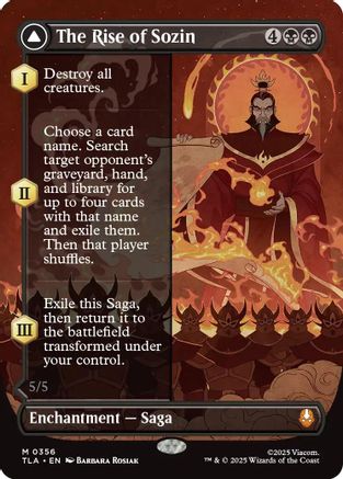 The Rise of Sozin (Borderless) (TLA-356) (Foil)
