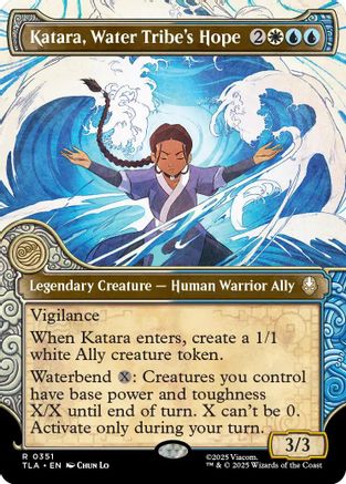 Katara, Water Tribe's Hope (Showcase) (TLA-351)